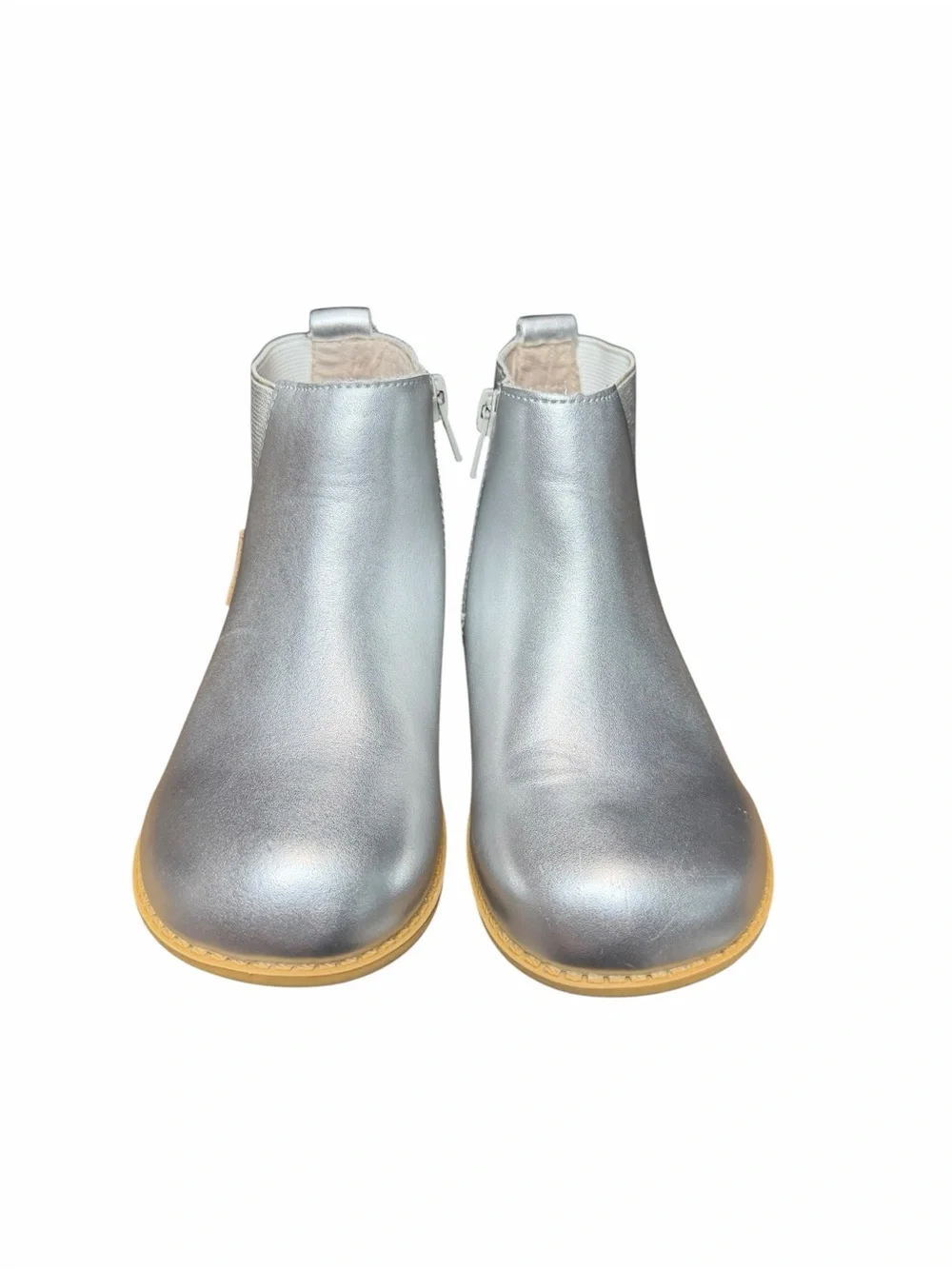 Livie & Luca Girls Metallic Silver Wink Boots | Size 13